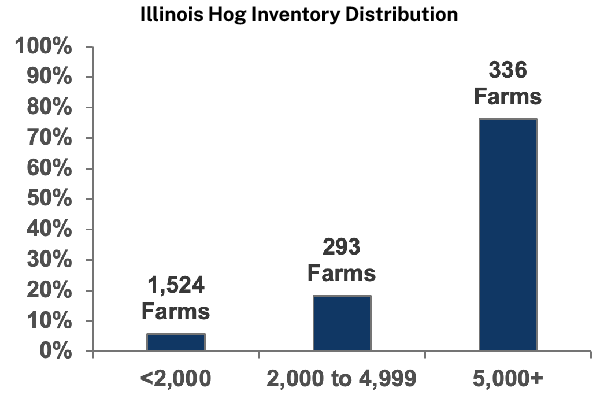 IL Hog Inventory Distribution