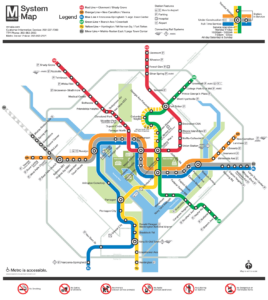 DC Metro System Map