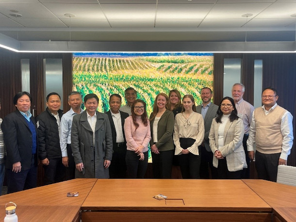 Dr. Johnson meets with Cambodian food and feed safety regulators
