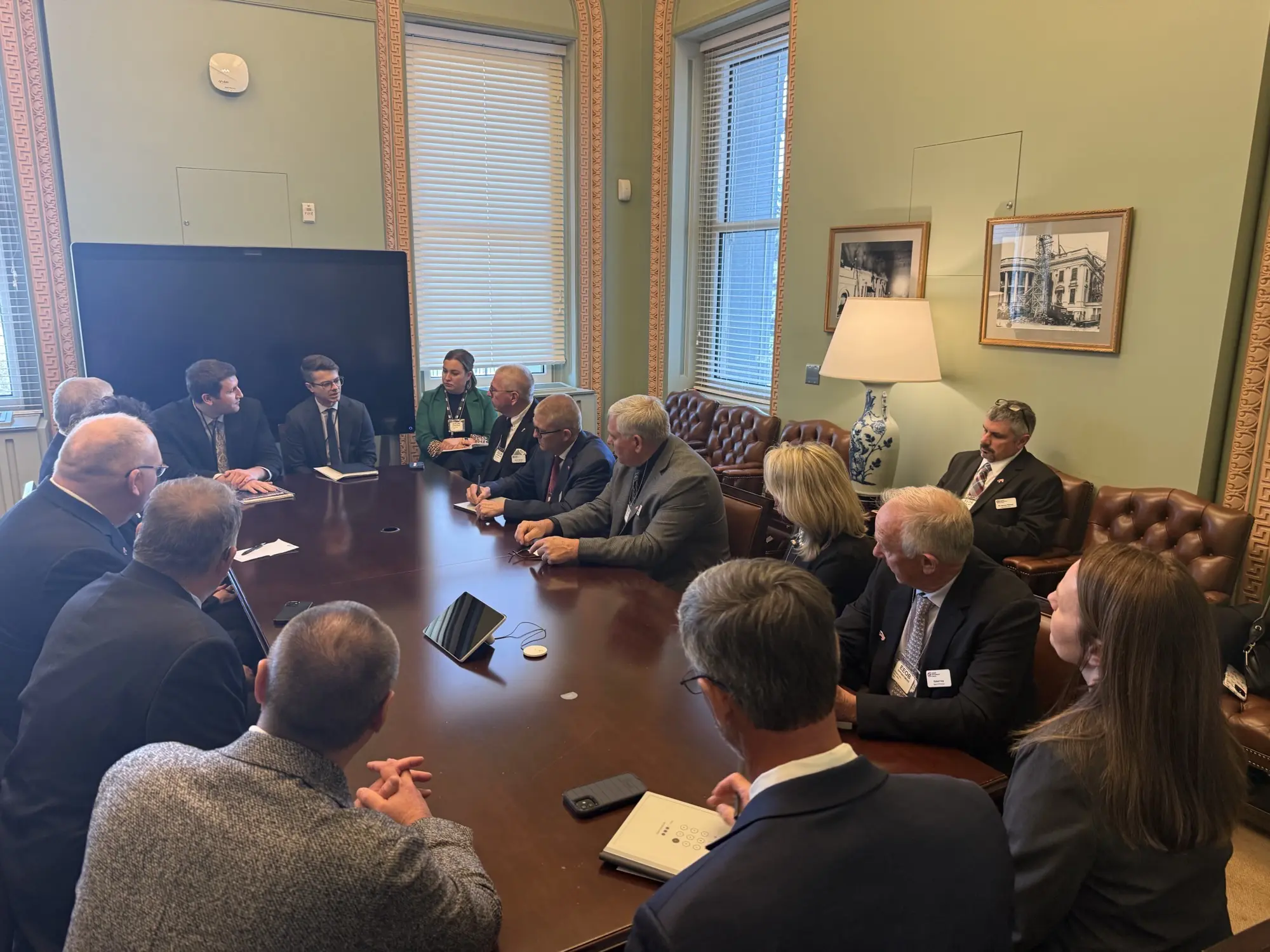 Pork Producers at Hill Visit during Spring LAC