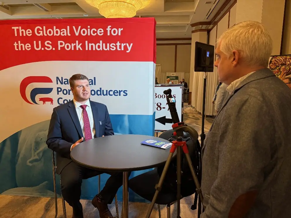 Nebraska Pork Producers Association Executive Director Seth Mitchell talks with Hoosier Ag Today’s Greg Allen.